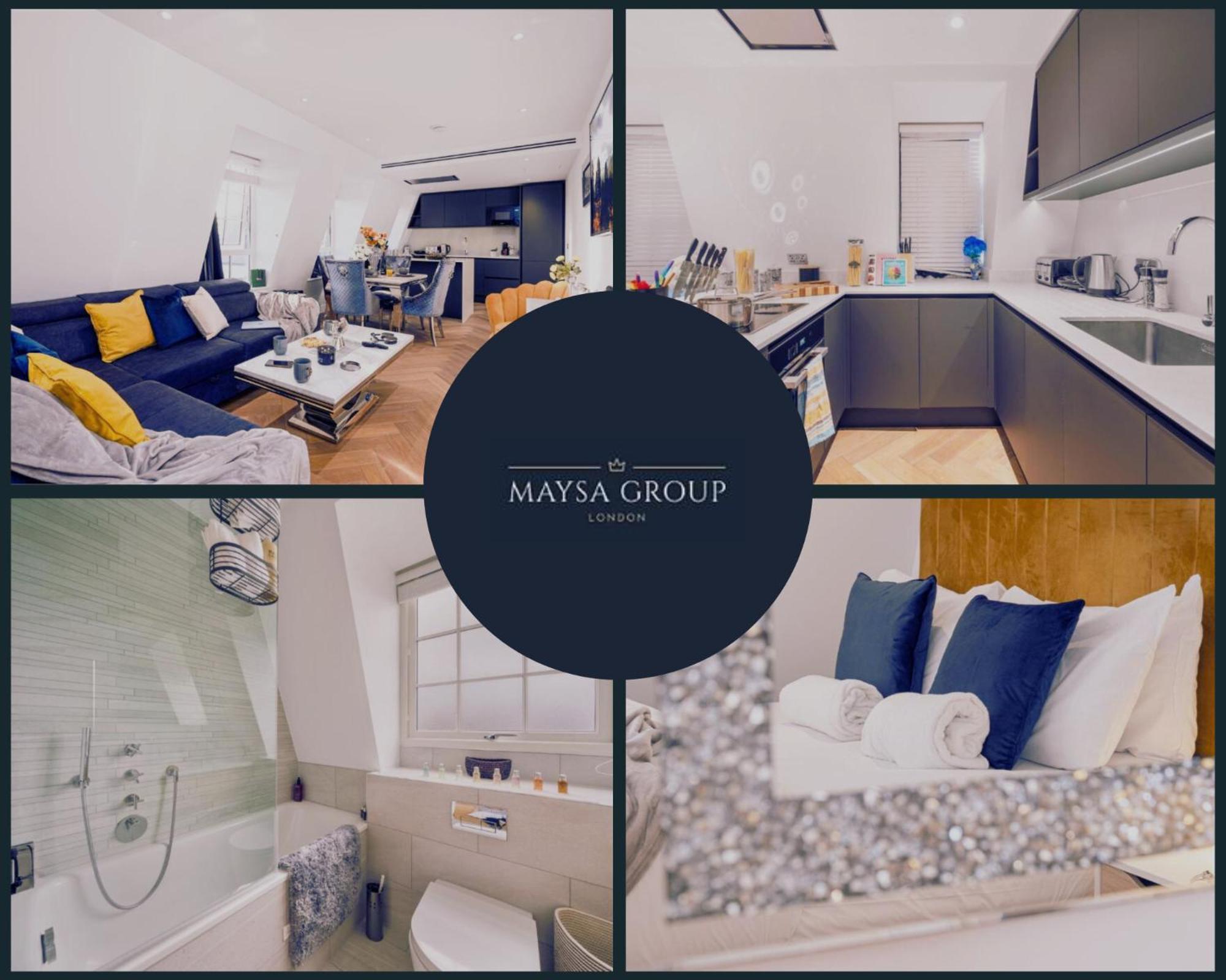 Stunning 1-Bedroom Penthouse In Marble Arch 72 Londra Esterno foto
